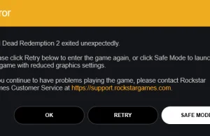 Red Dead Redemption 2 na PC nie działa? Są dwa tymczasowe rozwiązania problemu.