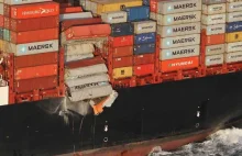 Setki kontenerów wpadło do morza. Nieoficjalnie: ten towar miał trafić do Polski