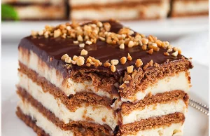 Ciasto chałwowe bez pieczenia - I Love Bake