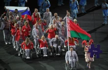 Skandal na otwarciu Paraolimpiady. Białoruska delegacja rozwinęła rosyjską flagę