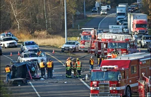 Wypadek na autostradzie. Kobieta tweetując dowiedziała się o śmierci męża