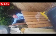 Angry millionaire caught tearing down neighbour's fence