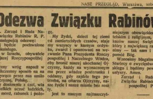 Odezwa Naczelnej Rady Rabinów RP - 1939