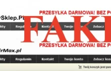 Uwaga na portal Tanienikeairmax.pl - tak się robi "nowe" e-sklepy