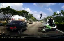 Bardzo drastyczne wypadki motocyklowe 18+