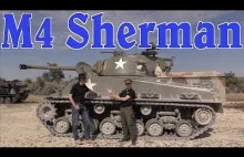 All the Guns on an M4 Sherman Tank