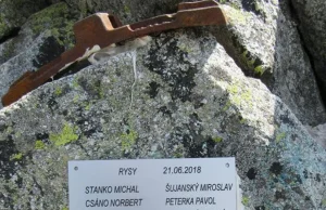 Zamontowali prywatną tabliczkę na Rysach