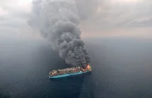 [EN] Pożar na nowym (2017) kontenerowcu Maersk Honam. 5 osób nie żyje.