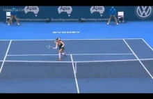 Porażka Radwańskiej z Mattek-Sands w Sydney [WIDEO]