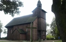Słopanowo. Najstarszy w Wielkopolsce drewniany kościół.