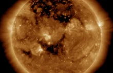 – Ogromna dziura koronalna na Słońcu znajduje się na wprost Ziemi, wkrótce...