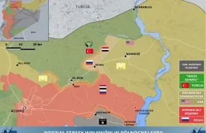 Podział strefy wpływów w północnej Syrii [INFOGRAFIKA]