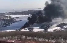 Pożar okrętu podwodnego we Władywostoku: 21.01.2018