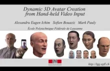 Tworzenie dynamicznego modelu ludzkiej twarzy przy użyciu dwóch nagrań wideo