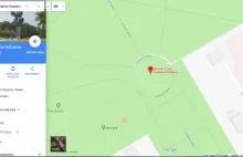 Skandaliczna nazwa pomnika w Google maps.