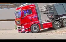Niesamowite ciężarówki RC w akcji - Scania - MAN - MB Arocs - Liebherr