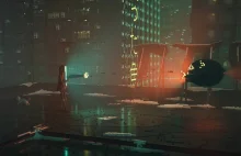 Scena z voxeli inspirowana Blade Runnerem, Another World...