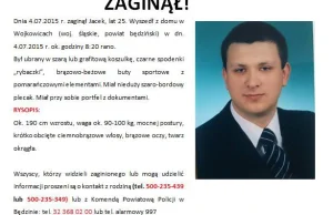 Zaginął Jacek Zyśk, woj. śląskie - ziomek ze szkolnej ławki w technikum.