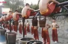 Trening Chinskich mnichów Shaolin