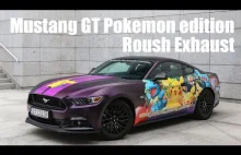 Mustang GT PokemonGO edition Roush exhaust Sound