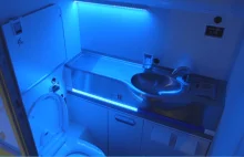Sterylizacja łazienki za pomocą światła UV - nowość w samolotach Boeinga