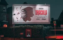 Billboard Draculi, który zwraca na siebie uwagę tylko nocą