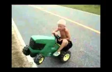 The trick with mini tractor