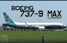 Nowy samolot - Boeing 737 MAX9. Pierwsze odejście. Londyn