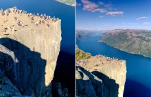 Preikestolen, skała stół - jedna z największych atrakcji Norwegii [DUŻE ZDJĘCIA]