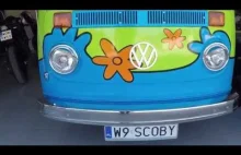 Zrekonstruowany Scooby Doo Mystery Machine na bazie Volkswagena T2