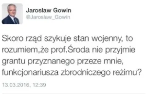 Sponsor Gowin daje, czyli koryto z napisem Polska.