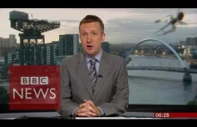 Atak pająka na wizji BBC