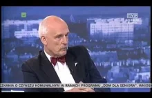 Janusz Korwin Mikke przywołuje do porządku szczecińskiego dziennikarza TVP...