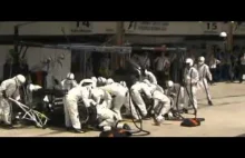 GP Brazylii 2014 - błąd Felipe Massy w pit stopie
