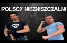 Polscy Niezniszczalni. Sceny odwzorowane z filmów Niezniszczalni 1 i 2.