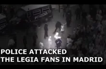 POLICE ATTACKED THE LEGIA FANS IN MADRID [REAL - LEGIA 18.10.2016 r.