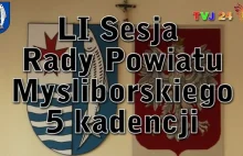 LI Sesja Rady Powiatu Myśliborskiego 5 kadencji - TVJ24 NEWS