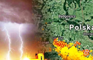 Gwałtowne burze i wichury nad Polską. Ostrzeżenia.