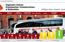Zapasy krwi w całej Polsce są bardzo niskie (grafiki)