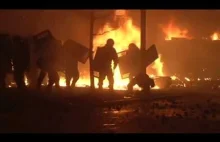 Bojowy wóz piechoty szturmował Majdan