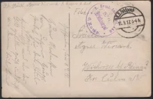 List pradziadka z frontu 1917