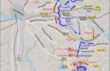 Bitwa siedmiodniowa - od 25 czerwca do 1 lipca 1862 roku