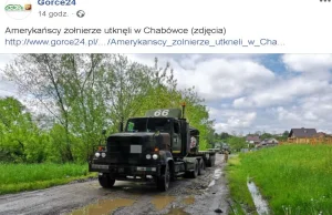 Kolumna pojazdów amerykańskiej armii zabłądziła na Podhalu.