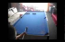 Pool trick shots (triki bilardowe) by Bobik and Doman #7