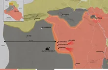 Irak: ofensywa sił prorządowych w kierunku granicy syryjskiej [MAPA]