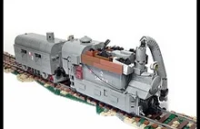 Pociąg Pancerny PP-2 "Śmiały" z klocków LEGO