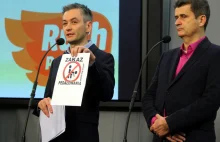 Znak "Zakaz pedałowania" rozpropagowało pismo Janusza Janusza Palikota