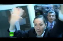 'Murderer!' Female protesters interrupt Erdogan's speech in Ecuador