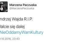 TVP o tweecie Marzeny Paczuskiej: to jej prywatna wypowiedź