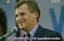 Spot Aleksandra Kwaśniewskiego Wybory 1995Olek olek...